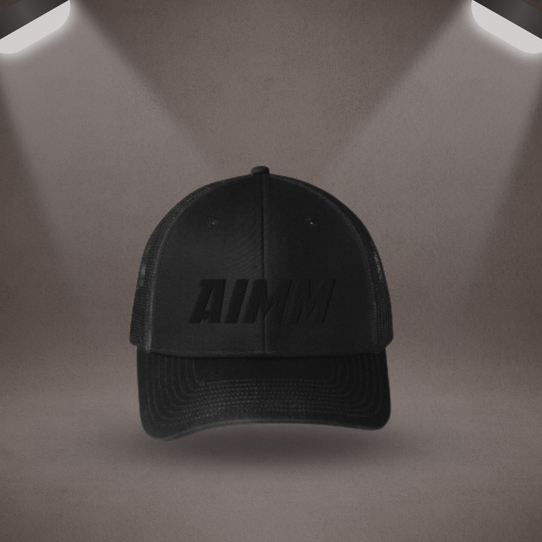 AIMM Block Logo Trucker Cap