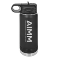 AIMM Logo Water Bottle