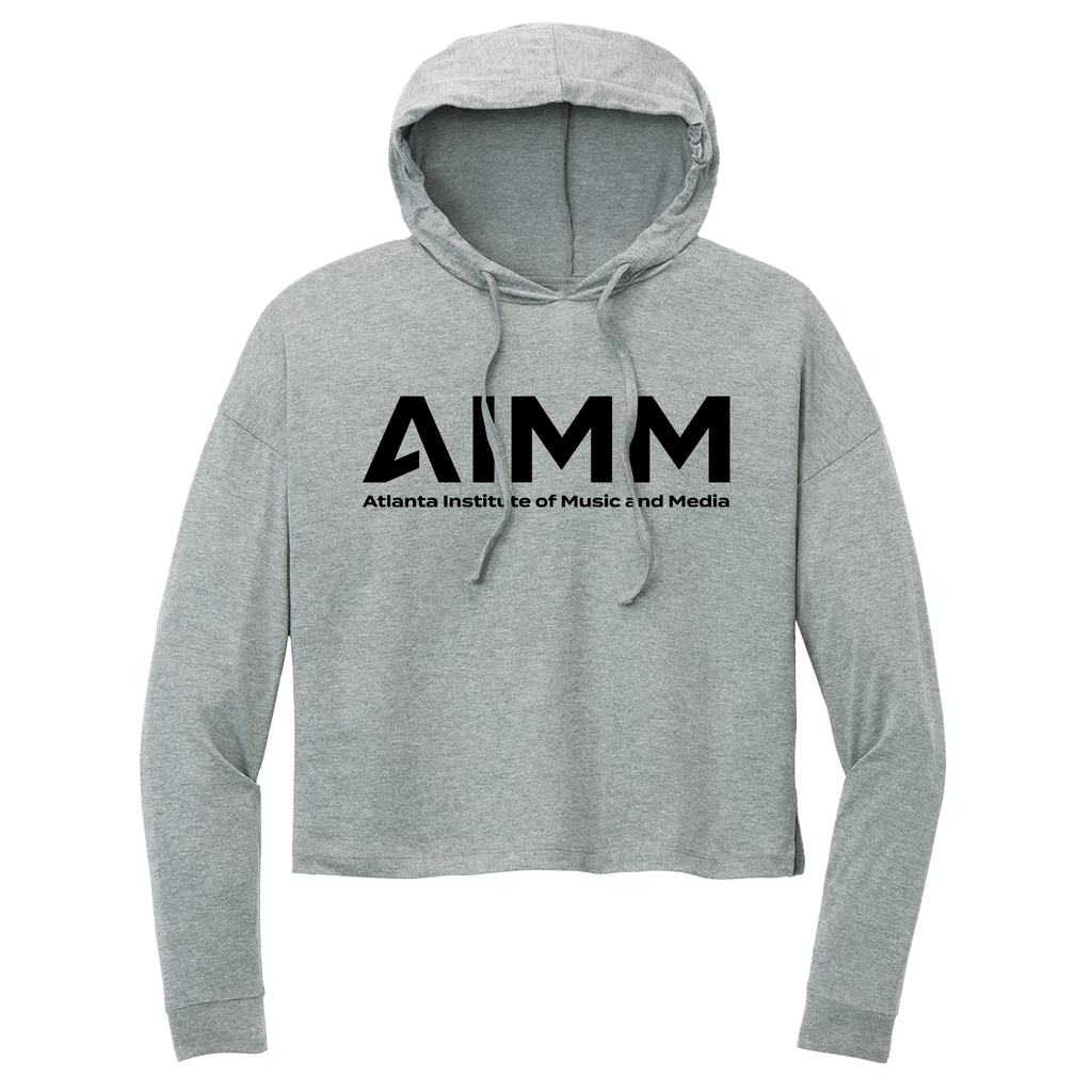 AIMM Womens Logo Cropped Hoodie