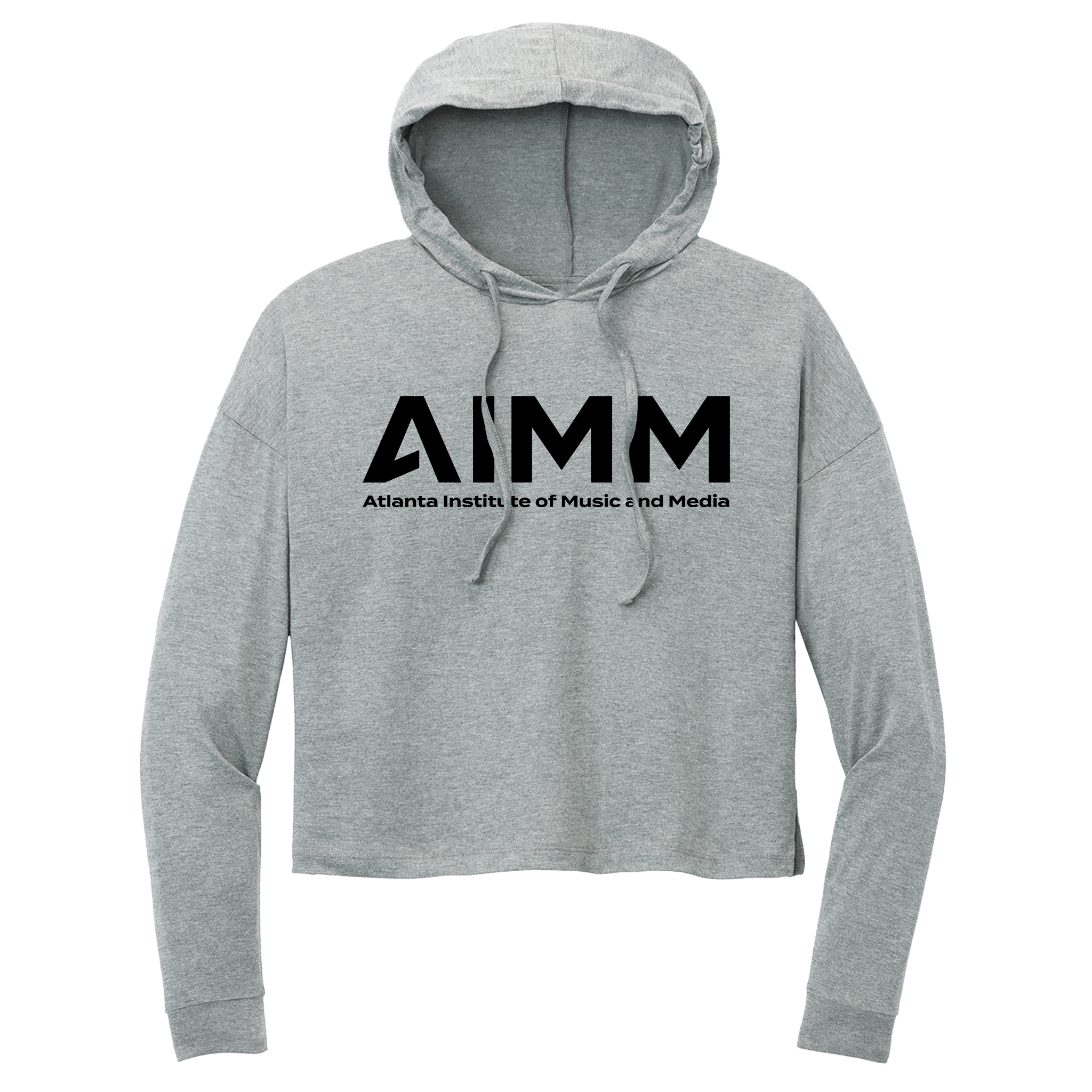 AIMM Womens Logo Cropped Hoodie