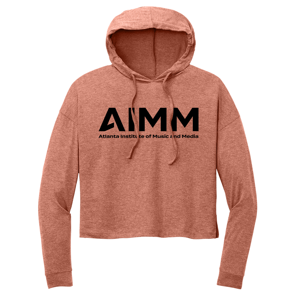 AIMM Womens Logo Cropped Hoodie