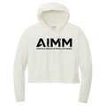 AIMM Womens Logo Cropped Hoodie