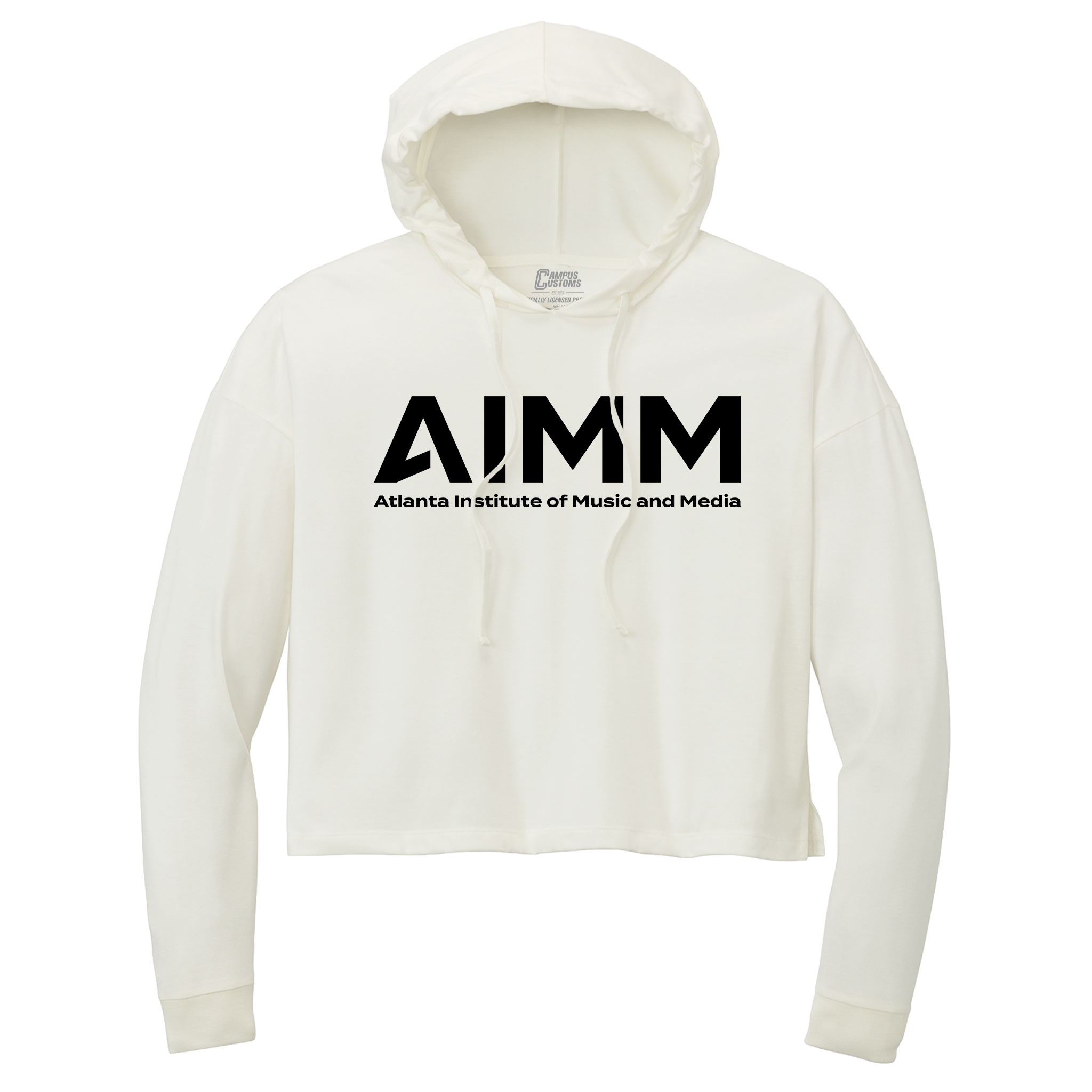 AIMM Womens Logo Cropped Hoodie