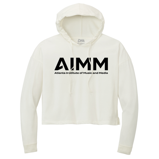 AIMM Womens Logo Cropped Hoodie